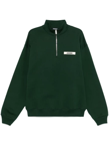 Мужской свитшот Jacquemus The Gros Grain, темно-зеленый