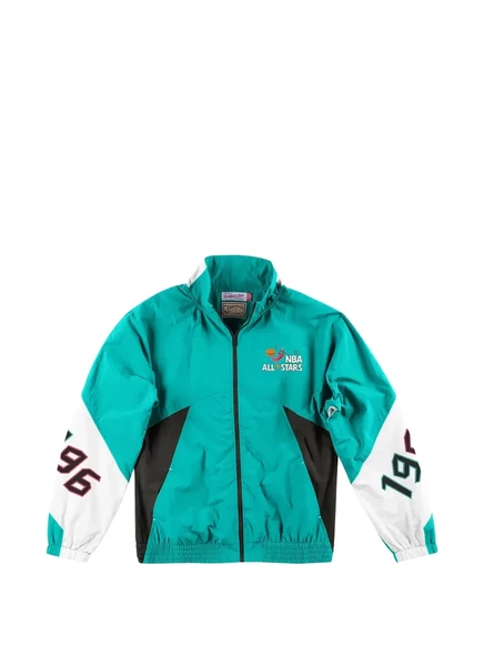 Мужская ветровка Mitchell & Ness с принтом NBA, синяя