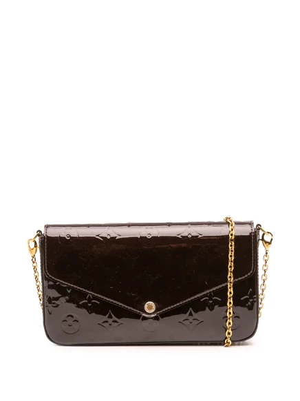 Сумка через плечо с монограммой Vernis Pochette Felicie, бывшая в употреблении у Louis Vuitton в 2016 году purple