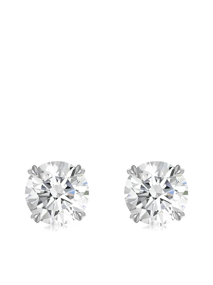 Женские серьги-гвоздики Pragnell Windsor 18K с бриллиантами, серебристые