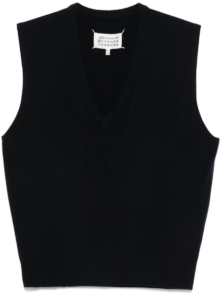 Жилет из натуральной шерсти Maison Margiela 511 blue