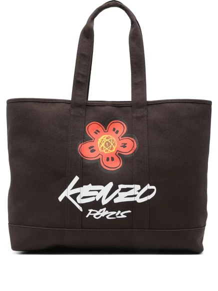 Унисекс сумка-тоут Kenzo x Futura Utility Boke, коричневая