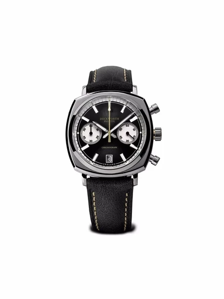 Мужские часы Duckworth Prestex Sunburst, 42 мм, черные