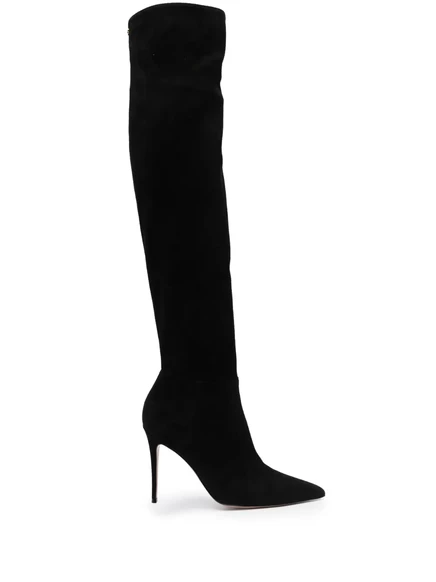 Женские ботфорты Gianvito Rossi Cuissarde 90 мм, черные