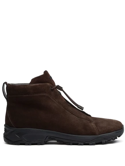 Мужские кроссовки Zegna Triple Stitch Vetta, коричневые