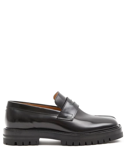 Мужские лоферы Maison Margiela Tabi, черные