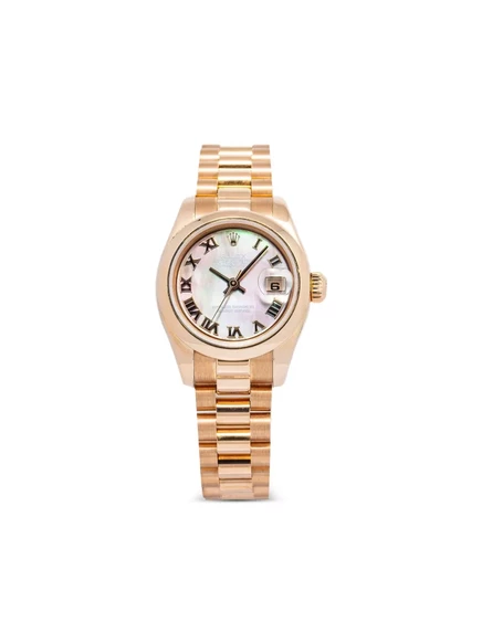 Бывшие в употреблении часы Rolex Date - всего 26 мм gold