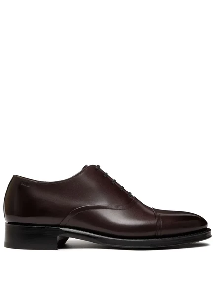 Мужские оксфорды Bally Scribe Un бордовые, широкая колодка