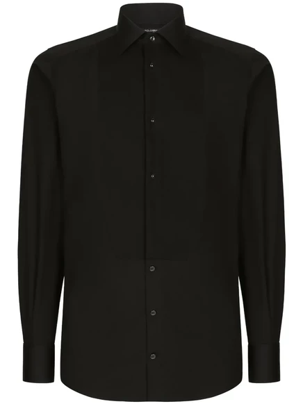 Мужская рубашка Dolce & Gabbana Gold-fit черная