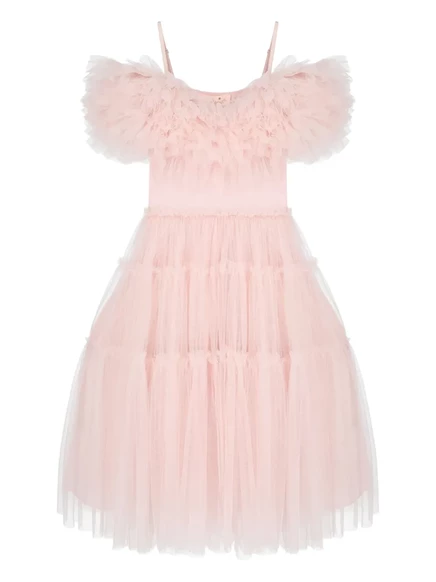 Вечерняя пачка из тюля с оборками Chateau Romance pink