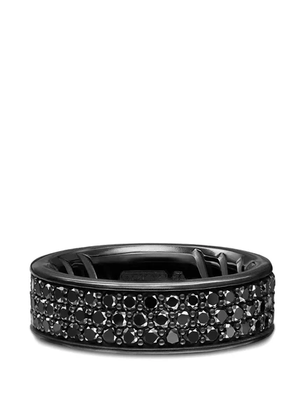 Мужское кольцо David Yurman Streamline, черное