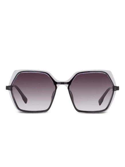 Женские солнцезащитные очки Karl Lagerfeld геометрическая оправа, серые
