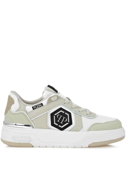Кроссовки Philipp Plein SK8R низкие, бежевые