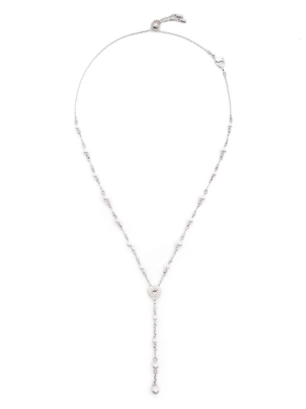 Женское колье Swarovski Ariana Grande жемчужное, серебристое