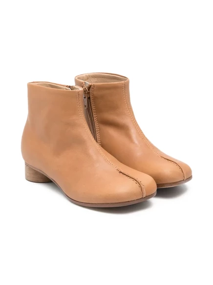 Детские кожаные ботильоны MM6 Maison Margiela brown