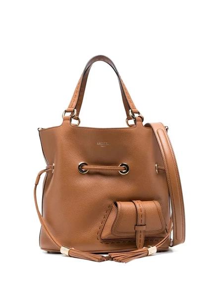 Женская сумка-мешок Lancel Premier Flirt, коричневая