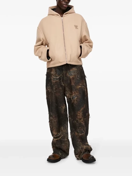Куртка с капюшоном Acne Studios neutrals