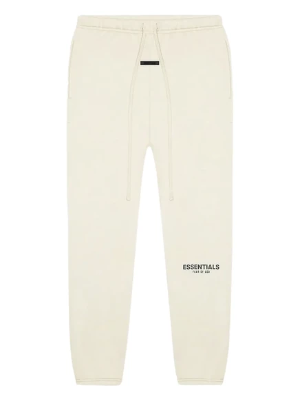 Мужские спортивные штаны Fear Of God Essentials из хлопка с логотипом, желтые