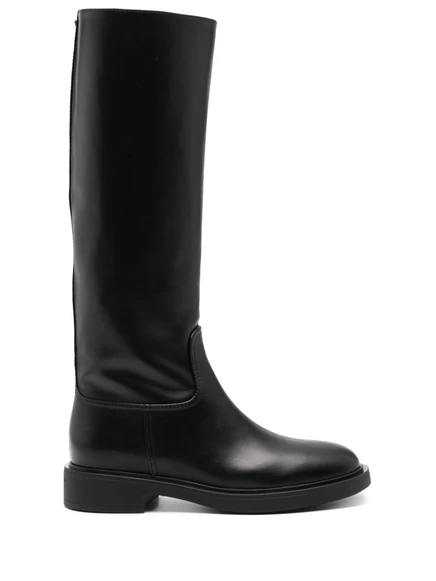 Кожаные ботинки Gianvito Rossi black
