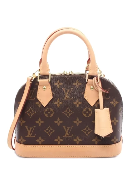 Двусторонняя сумка Alma BB, бывшая в употреблении у Louis Vuitton brown