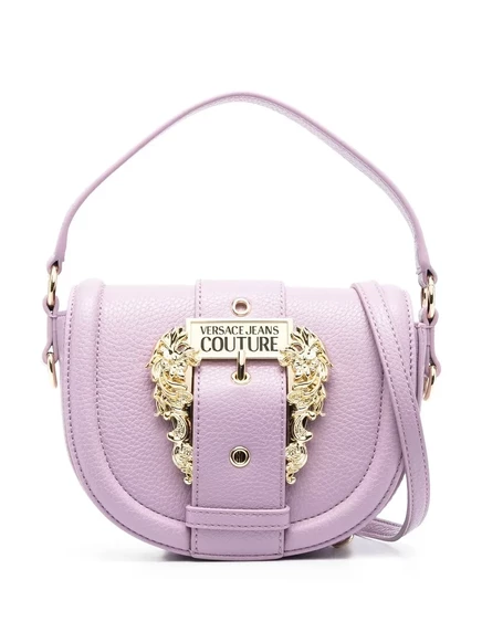 Сумка-тоут Versace Jeans Couture с пряжкой в стиле барокко purple