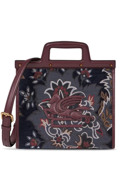 Женская сумка Etro Love Trotter средняя, жаккард, красная