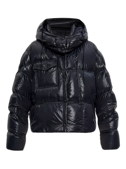 Женский пуховик Moncler Erea с капюшоном, черный
