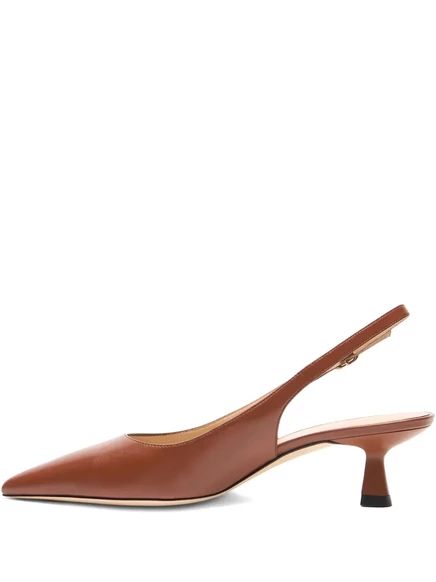 Туфли-лодочки с острым носком Stuart Weitzman 35mm Sculpt на плоской подошве