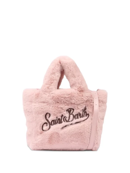 Сумка-тоут MC2 с вышитым логотипом Saint Barth pink