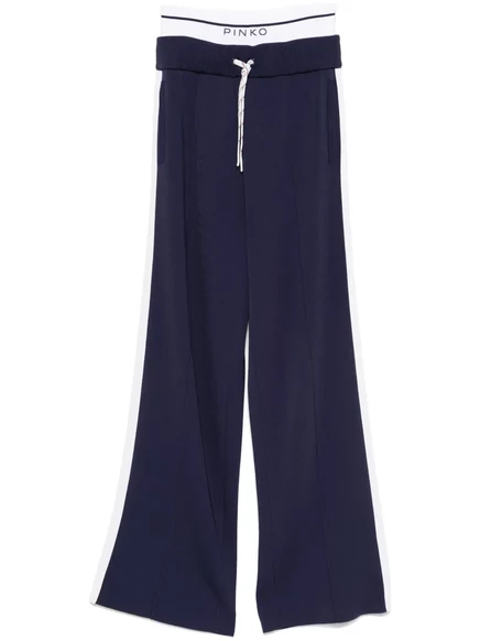 Спортивные брюки с логотипом PINKO на поясе blue