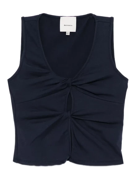 Верхняя часть жилета Reformation Tefi blue
