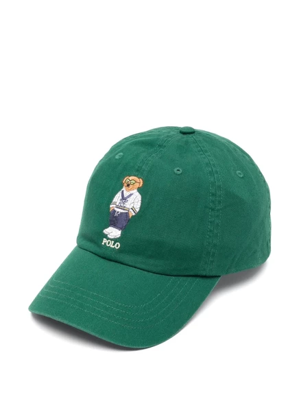 Мужская кепка Polo Ralph Lauren Polo Bear, зеленая