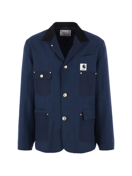 куртка с карманами и воротником из вельвета sacai x Carhartt Wip