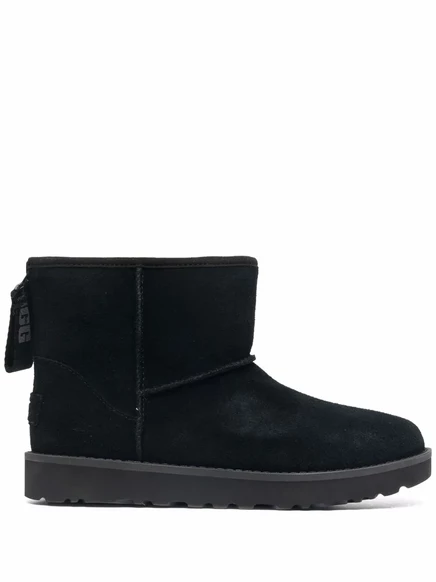 Классические замшевые сапоги UGG на молнии black