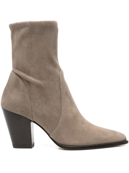 Женские ботильоны Stuart Weitzman 80 мм, серые