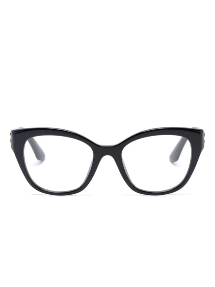 Женские очки Miu Miu Eyewear «кошачий глаз», чёрные