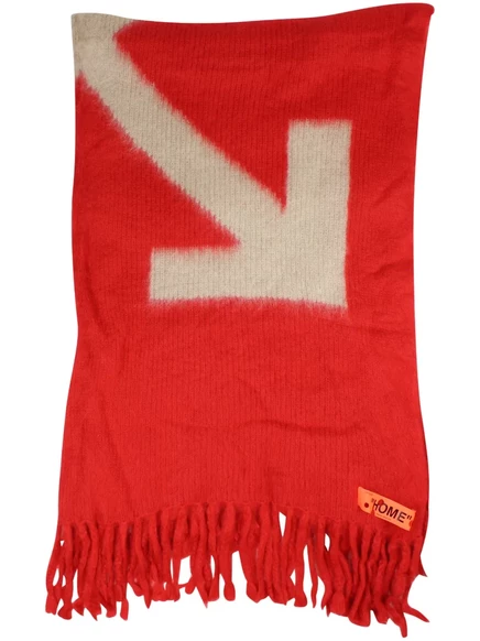 Плед Off-White BLANKET, красный