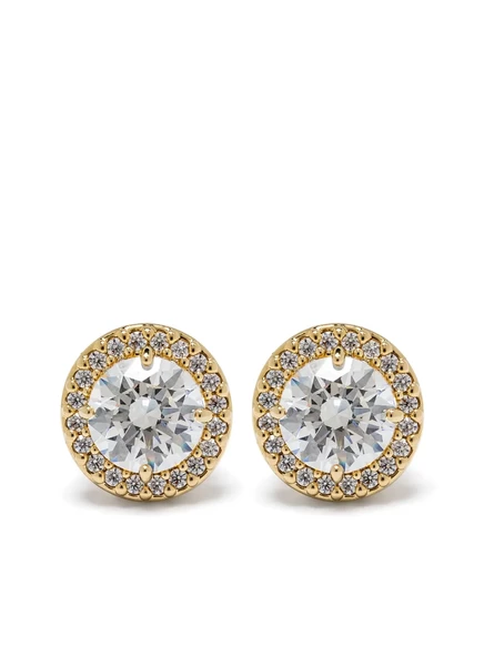Женские серьги-гвоздики Swarovski Una Angelic, позолоченные, золотистые