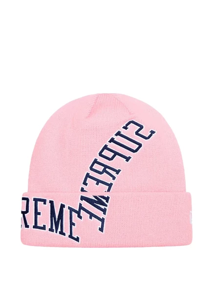 Унисекс шапка Supreme New Era Multi Arc, розовая