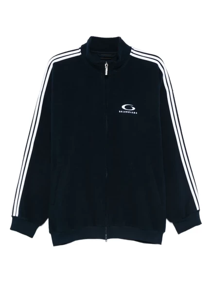 Мужская толстовка Balenciaga Loop Sports Icon на молнии, синяя