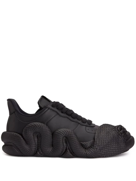 Кроссовки с низким берцем Giuseppe Zanotti Cobras с 3D-деталями black