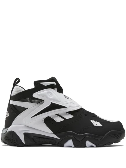 Кроссовки Reebok Preseason 94 высокие, черно-белые