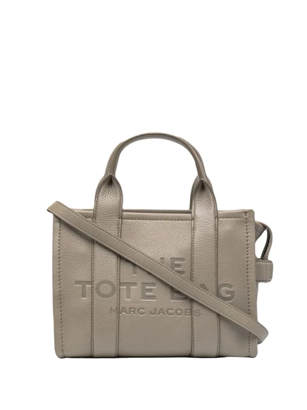 Женская сумка-тоут Marc Jacobs The Leather Small Tote, серая