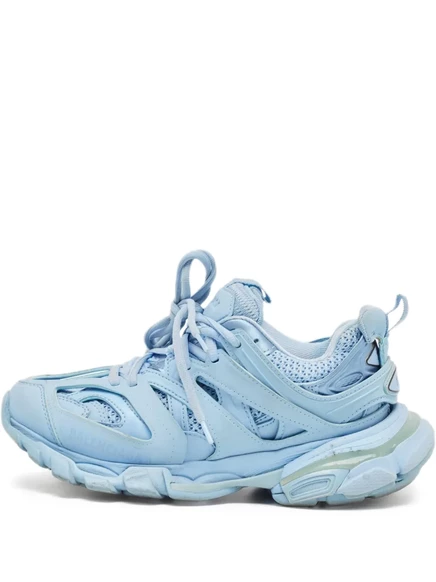 Женские кроссовки Balenciaga Pre-Owned Track, голубые