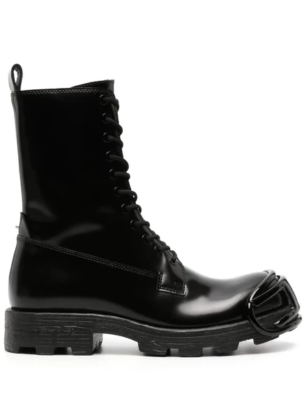 Мужские кожаные ботинки Diesel D-Hammer D, черные