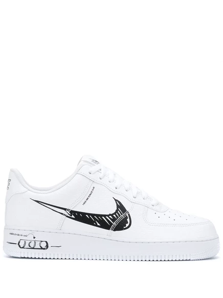 Кроссовки Nike Air Force 1 на низкой шнуровке white