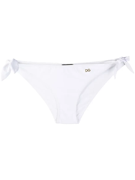 Женские плавки Dolce & Gabbana с завязками, белые