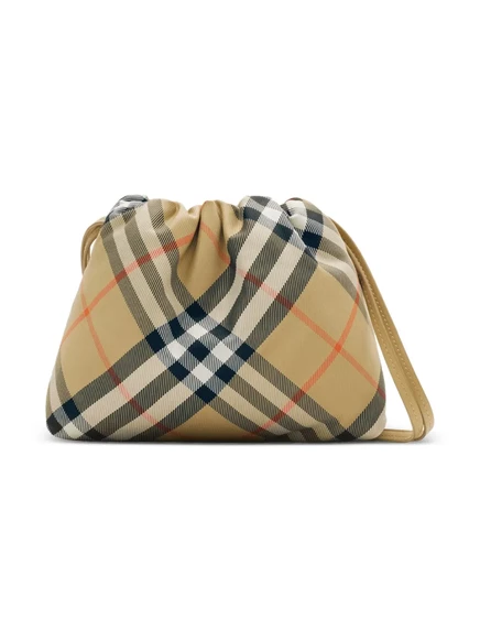Детская сумка Burberry Kids с принтом Vintage Check, песочная