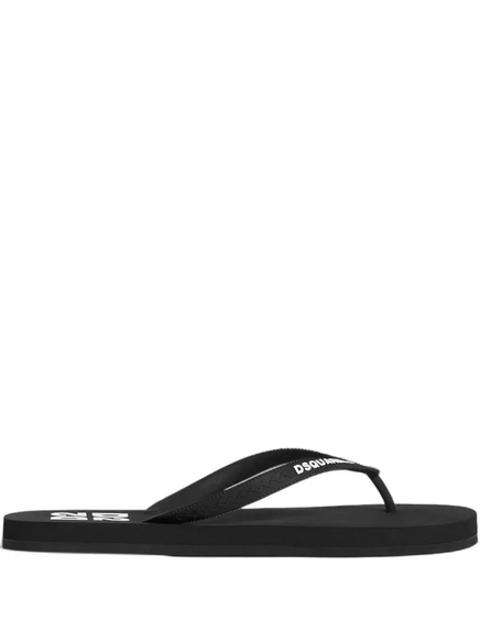 Мужские вьетнамки DSquared2 Upside Down Thong, черные