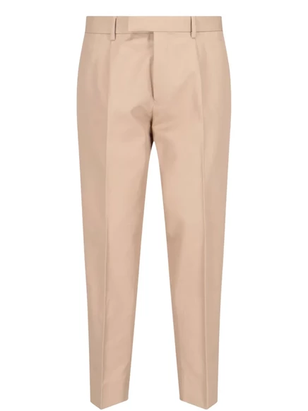 Мужские классические брюки Zegna со стрелками, бежевые